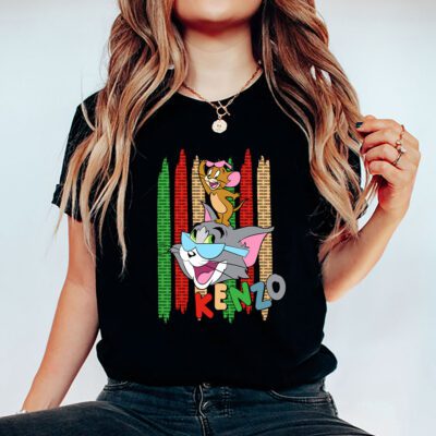 Tom And Jerry Kenzo Unisex T-Shirt TAT5577 5 Tom And Jerry Kenzo Unisex T Shirt TAT5577 5