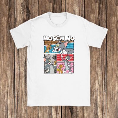 Tom And Jerry Moschino Unisex T Shirt TAT5579 1