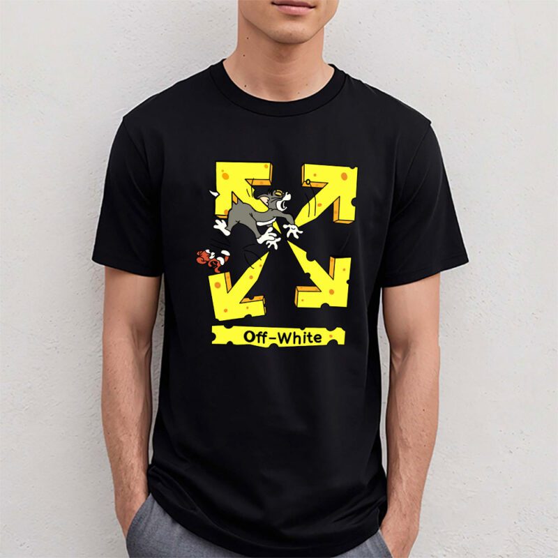 Tom And Jerry Offwhite Unisex T Shirt TAT5583 4