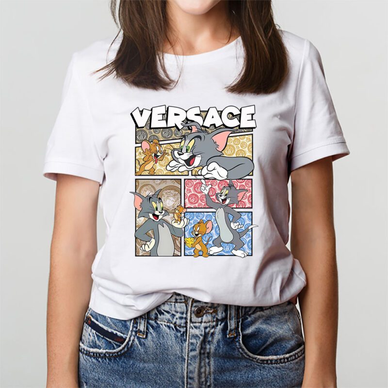 Tom And Jerry Versace Unisex T Shirt TAT5581 3
