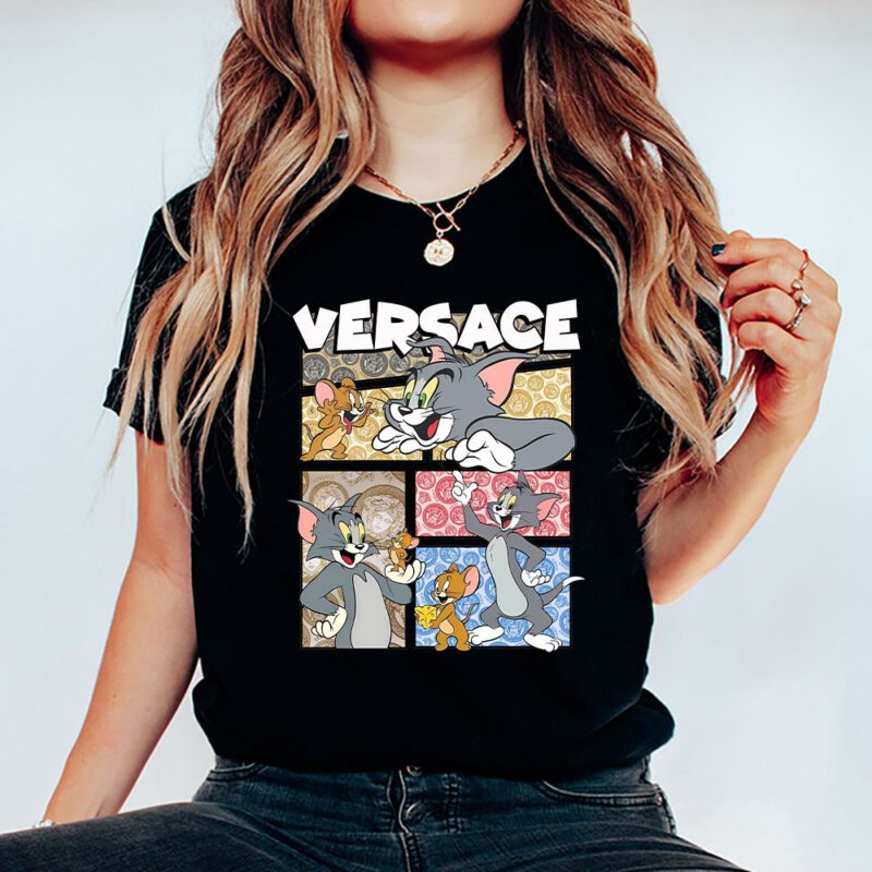 Tom And Jerry Versace Unisex T Shirt TAT5581 5