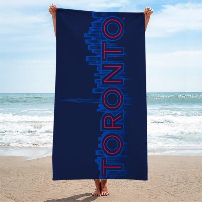 Toronto Blue Jays Rectangle Beach Towel WBT1082 1