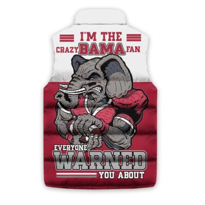 Alabama Crimson Tide football Sleeveless Coat Sleeveless Vest Gift For Fans CCS4220 2