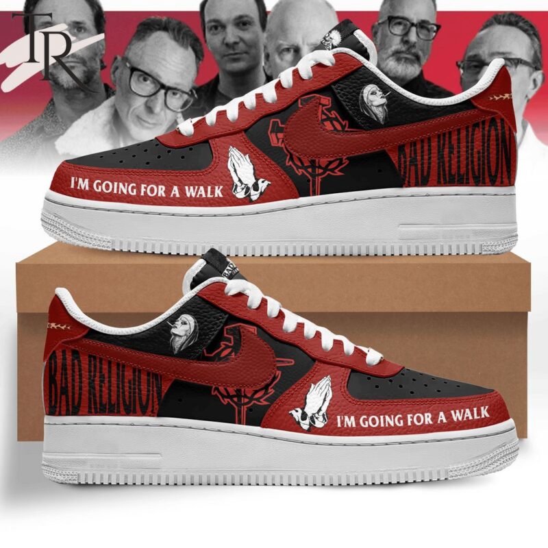 Bad Religion I'm Going For A Walk Air Force 1 Sneaker AF1 Limited Shoes TRA1047