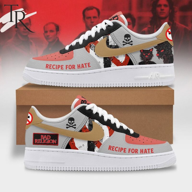 Bad Religion Recipe For Hate Air Force 1 Sneaker AF1 Limited Shoess TRA1055