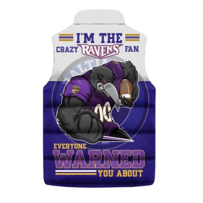 Baltimore Ravens Sleeveless Coat Sleeveless Vest Gift For Fans CCS4211 2