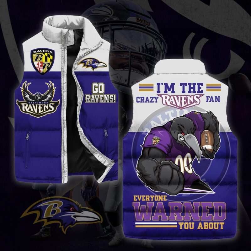 Baltimore Ravens Sleeveless Coat Sleeveless Vest Gift For Fans CCS4211