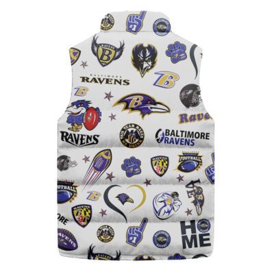 Baltimore Ravens Sleeveless Coat Sleeveless Vest Gift For Fans CCS4236 2