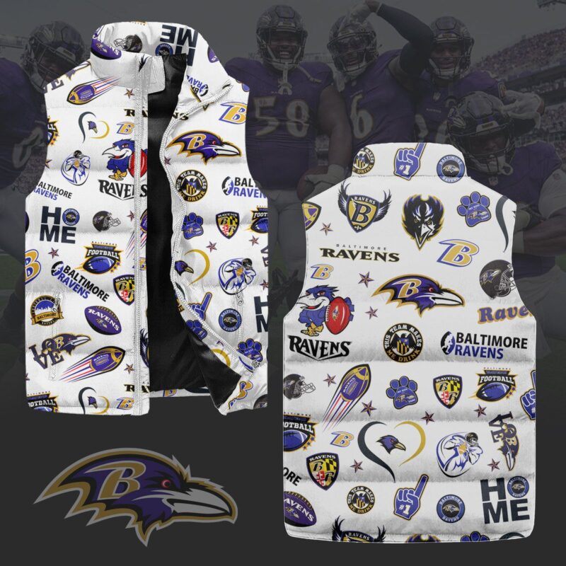 Baltimore Ravens Sleeveless Coat Sleeveless Vest Gift For Fans CCS4236