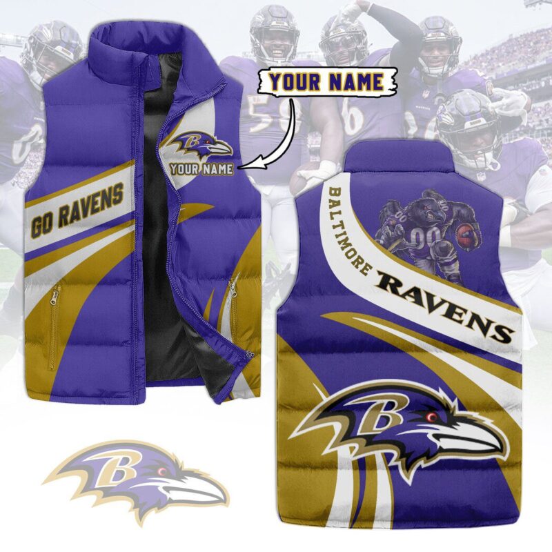 Baltimore Ravens Sleeveless Coat Sleeveless Vest Gift For Fans CCS4239