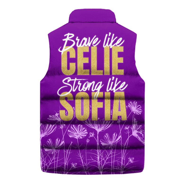 Brave Like Celie Sleeveless Puffer The Color Purple Sleeveless Coat Sleeveless Vest Gift For Fans CCS4073 1
