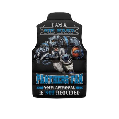 Carolina Panthers Sleeveless Coat Sleeveless Vest Gift For Fans 2 2