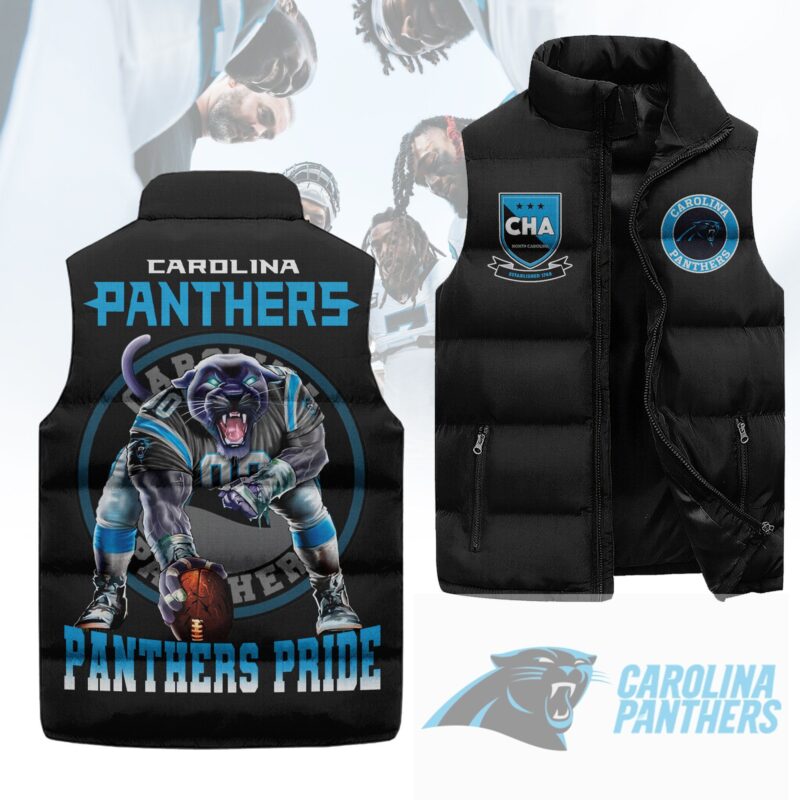 Carolina Panthers Sleeveless Coat Sleeveless Vest Gift For Fans CCS4231