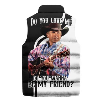Check Yes or No George Strait Sleeveless Coat Sleeveless Vest Gift For Fans CCS4113 2