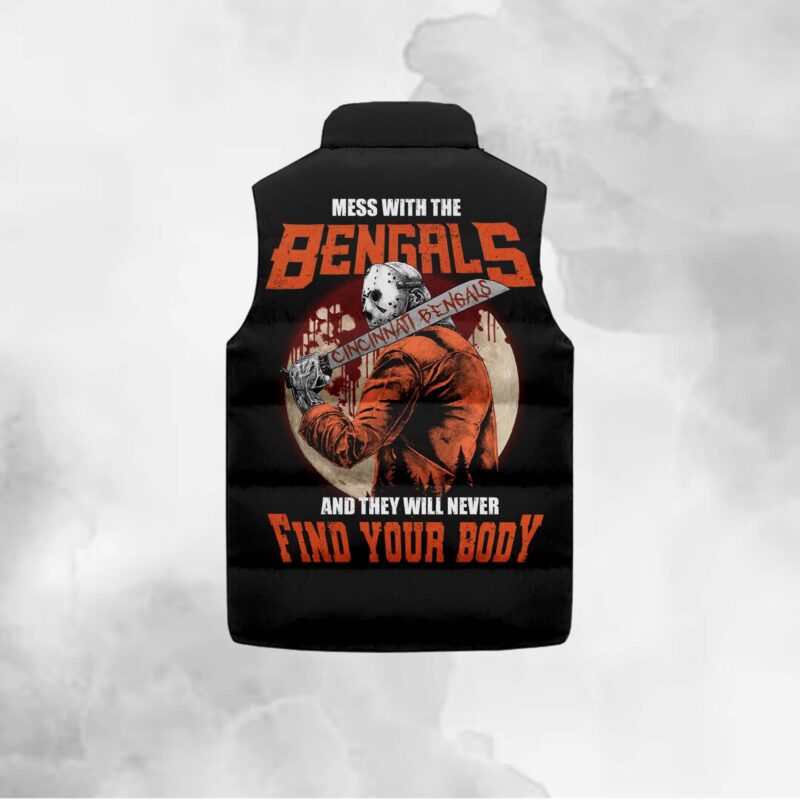 Cincinnati Bengals Sleeveless Coat Sleeveless Vest Gift For Fans CCS4152 1