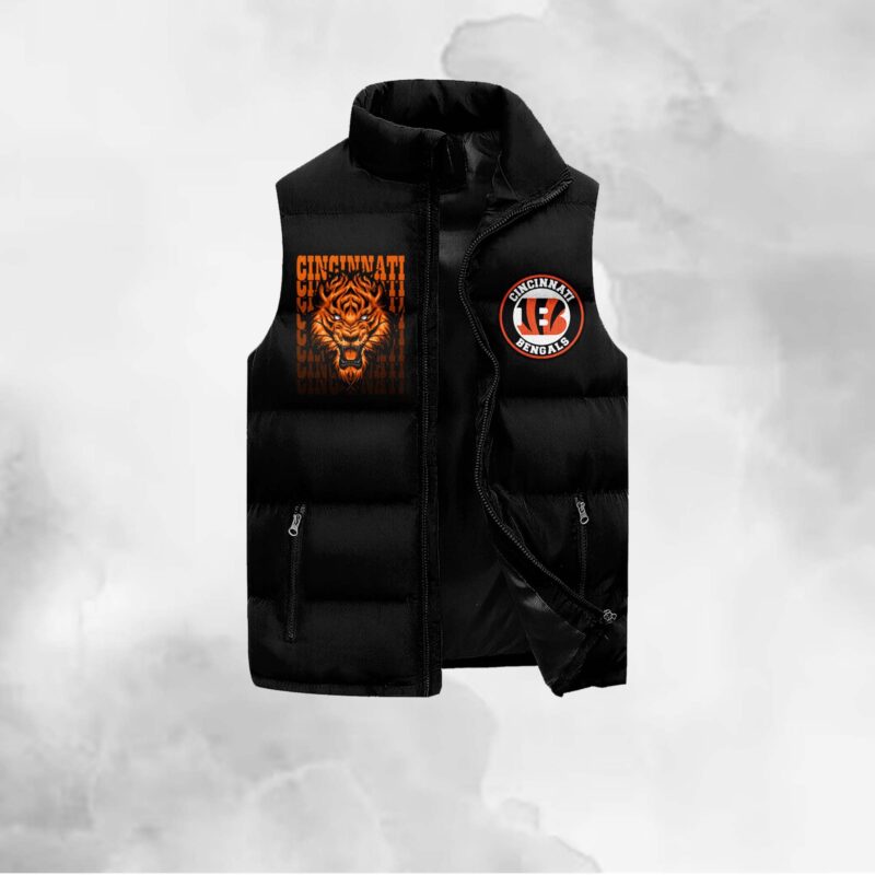 Cincinnati Bengals Sleeveless Coat Sleeveless Vest Gift For Fans CCS4152 2