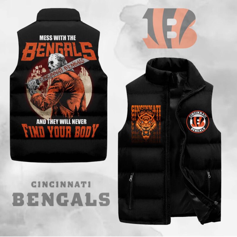 Cincinnati Bengals Sleeveless Coat Sleeveless Vest Gift For Fans CCS4152