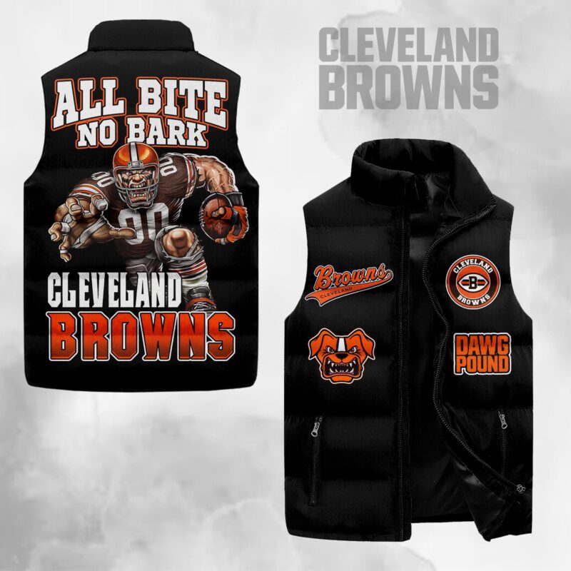 Cleveland Browns Sleeveless Coat Sleeveless Vest Gift For Fans CCS4170