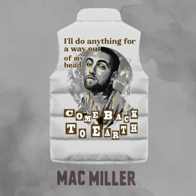 Come Back To Earth Mac Miller Sleeveless Coat Sleeveless Vest Gift For Fans CCS4132 2