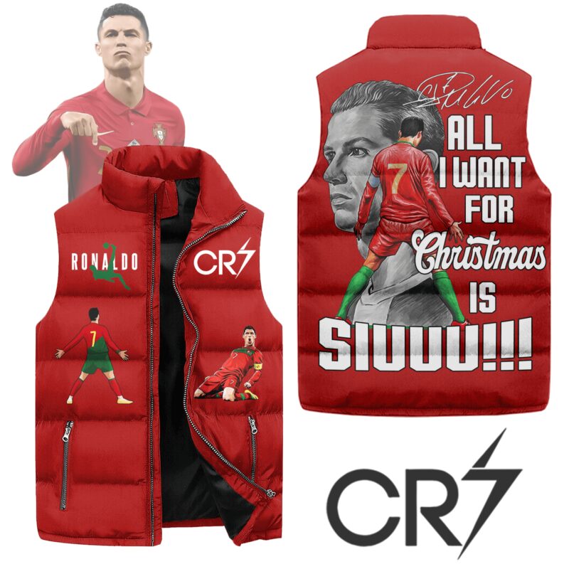 Cristiano Ronaldo Sleeveless Coat Sleeveless Vest Gift For Fans CCS4061