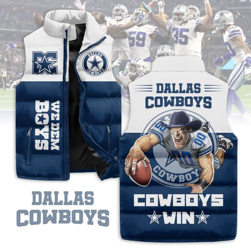 Dallas Cowboys Sleeveless Coat Sleeveless Vest Gift For Fans CCS4222