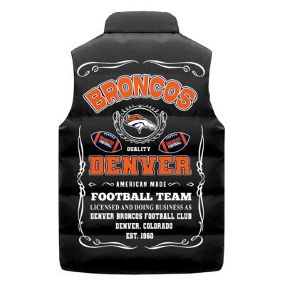 Denver Broncos Sleeveless Coat Sleeveless Vest Gift For Fans CCS4144 2