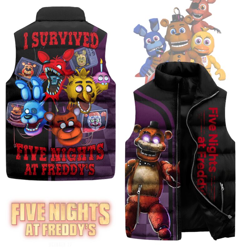 Five Nights at Freddy's Sleeveless Coat Sleeveless Vest Gift For Fans CCS4096