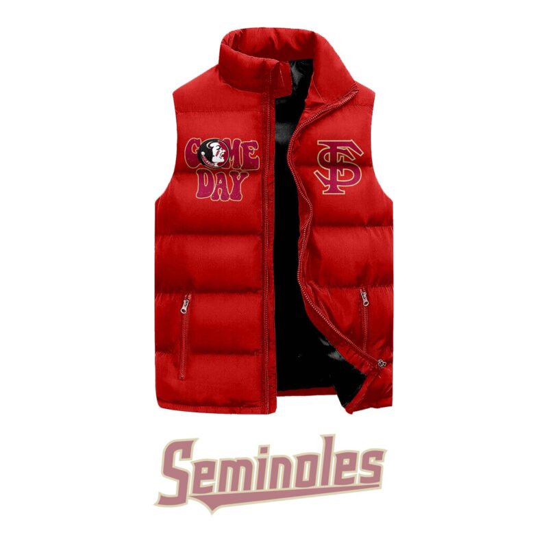 Florida State Seminoles football Sleeveless Coat Sleeveless Vest Gift For Fans CCS4164 2