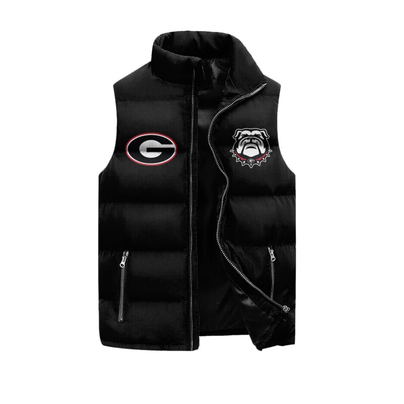 Georgia Bulldogs football Sleeveless Coat Sleeveless Vest Gift For Fans CCS4103 1