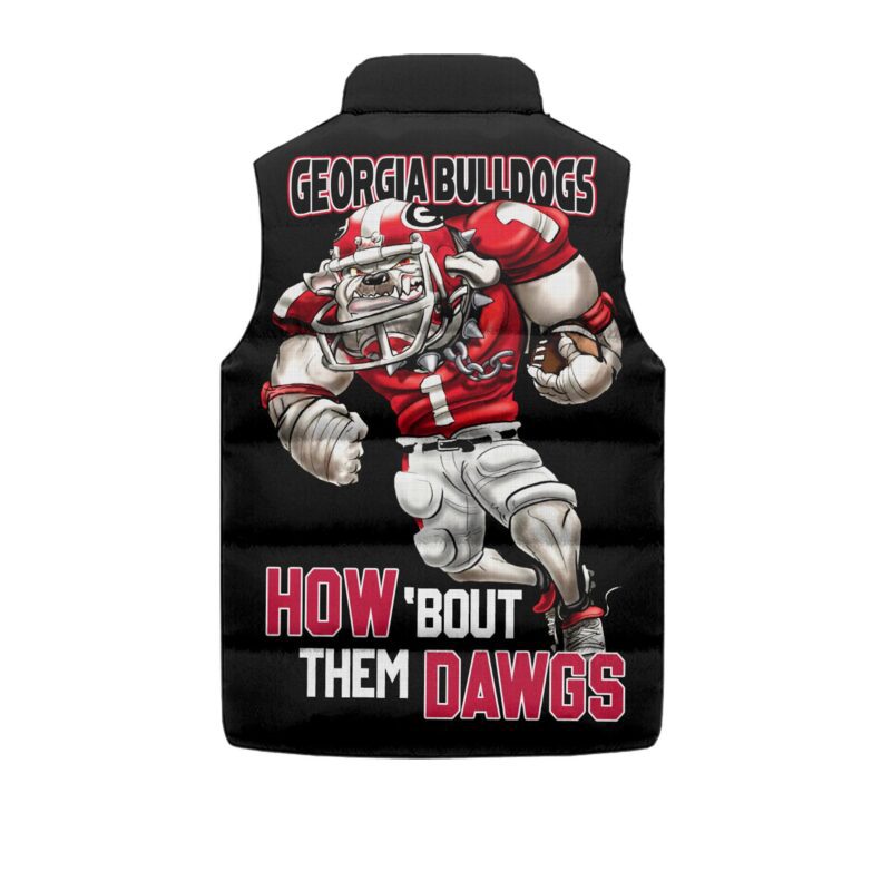 Georgia Bulldogs football Sleeveless Coat Sleeveless Vest Gift For Fans CCS4103 2