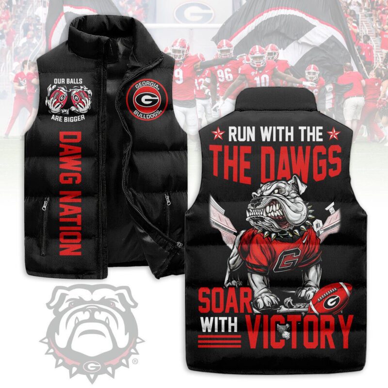 Georgia Bulldogs football Sleeveless Coat Sleeveless Vest Gift For Fans CCS4109