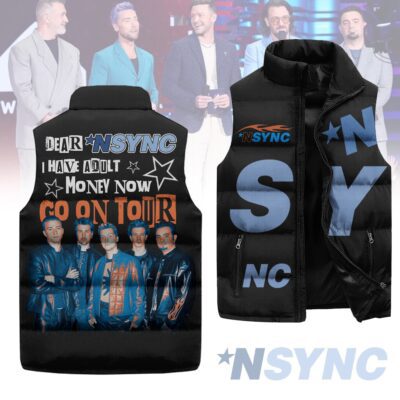 Go on Tour I Have Adult Money Now NSYNC Sleeveless Coat Sleeveless Vest Gift For Fans CCS4098