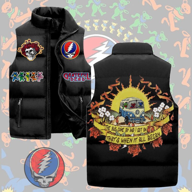 Grateful Dead Sleeveless Coat Sleeveless Vest Gift For Fans CCS4146