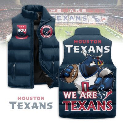 Houston Texans Sleeveless Coat Sleeveless Vest Gift For Fans CCS4237