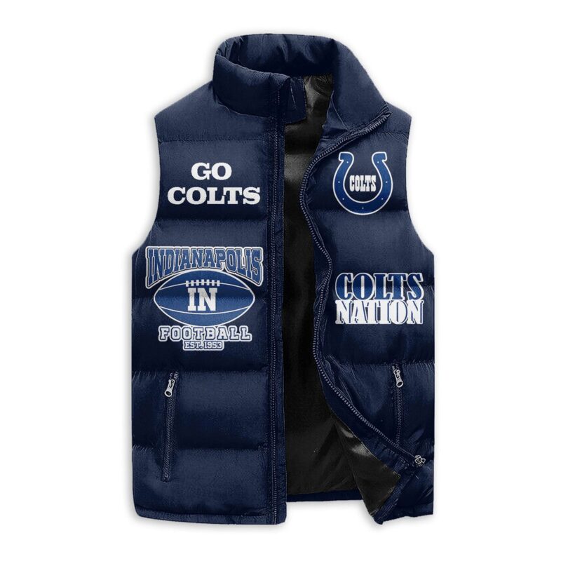 Indianapolis Colts Sleeveless Coat Sleeveless Vest Gift For Fans CCS4156 1