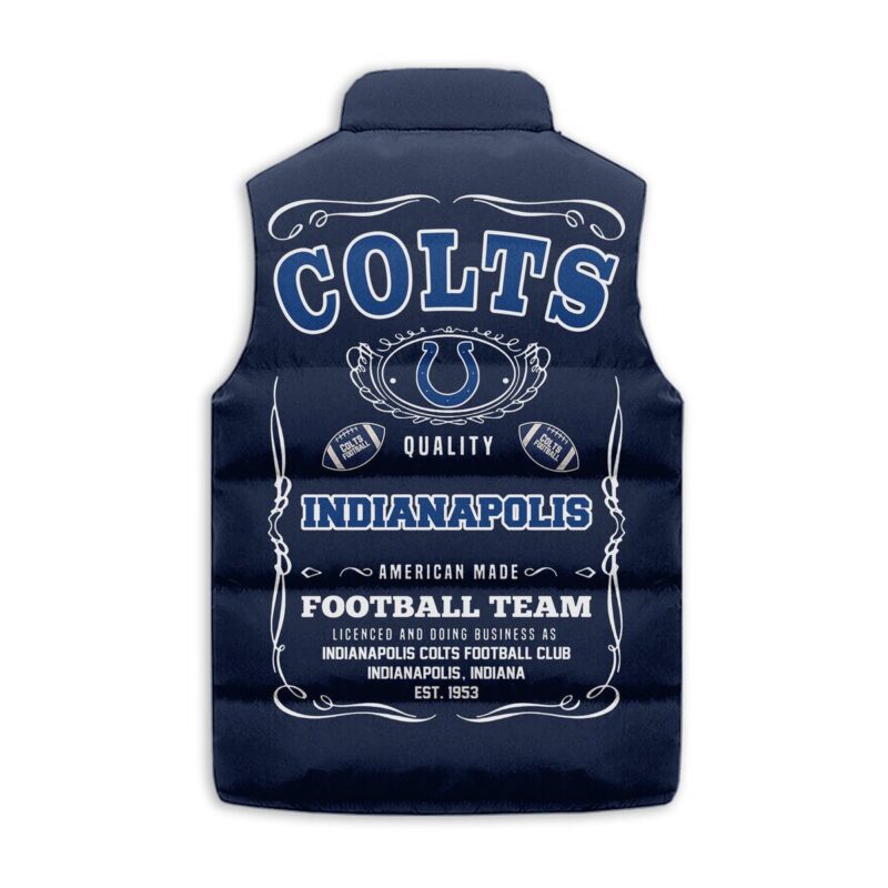Indianapolis Colts Sleeveless Coat Sleeveless Vest Gift For Fans CCS4156 2