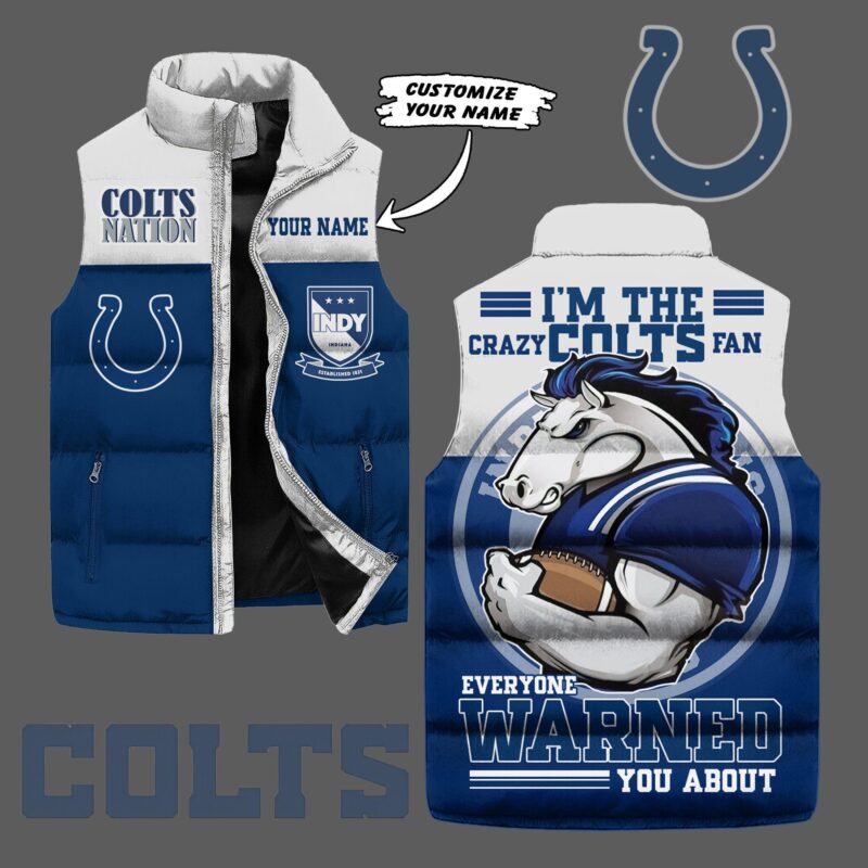 Indianapolis Colts Sleeveless Coat Sleeveless Vest Gift For Fans CCS4227