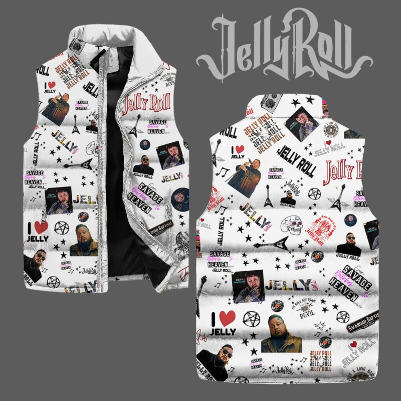 Jelly Roll Sleeveless Coat Sleeveless Vest Gift For Fans