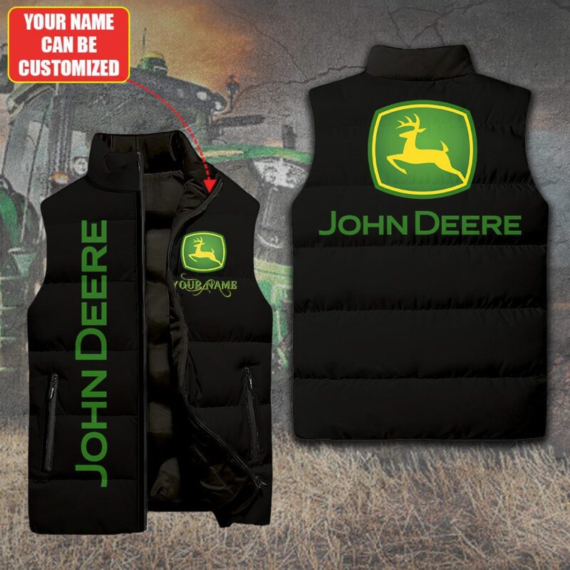 John Deere Sleeveless Coat Sleeveless Vest For Fan CCS4055