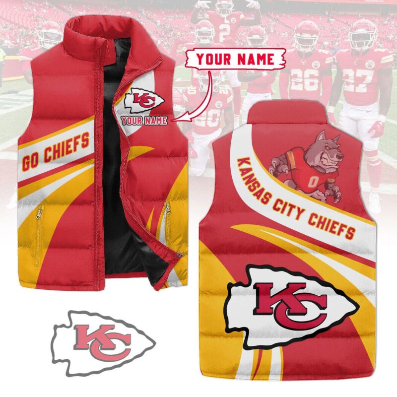 Kansas City Chiefs Sleeveless Coat Sleeveless Vest Gift For Fans CCS4230