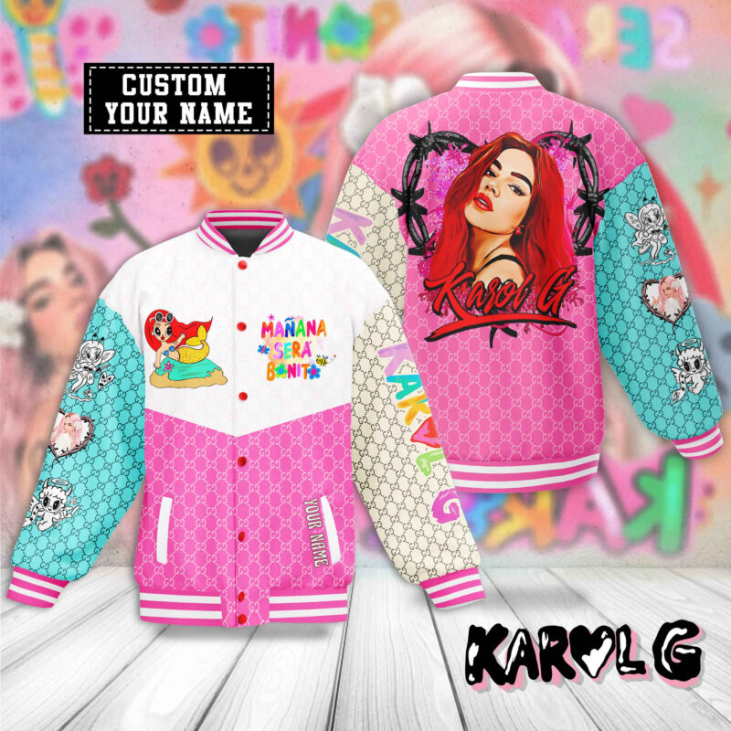 Karol G x Gucci Baseball Jacket For Fan CFB1842