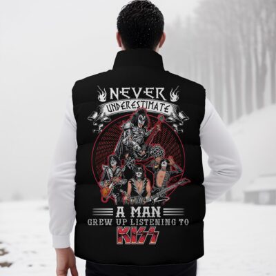 Kiss Band Music Sleeveless Coat Sleeveless Vest For Fan CCS4022 2 Kiss Band Music Sleeveless Coat Sleeveless Vest For Fan CCS4022 2