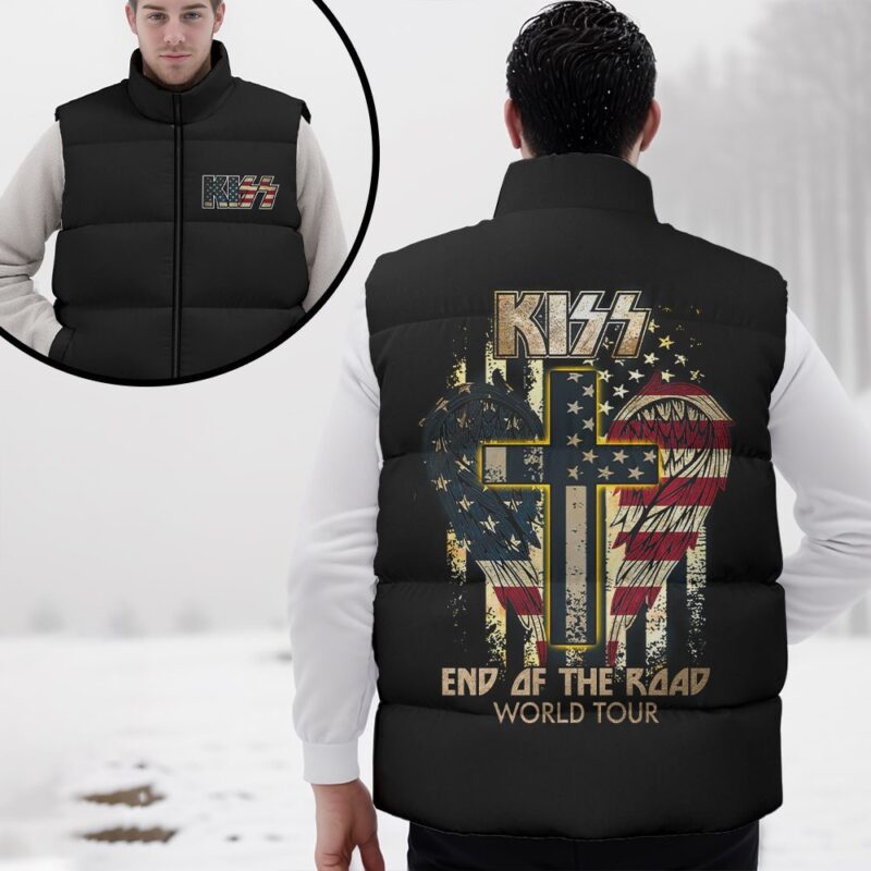 Kiss Band Music Sleeveless Coat Sleeveless Vest For Fan CCS4047