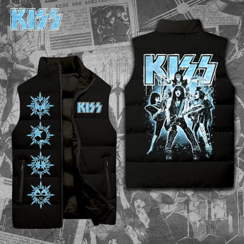 Kiss Band Music Sleeveless Coat Sleeveless Vest For Fan CCS4051