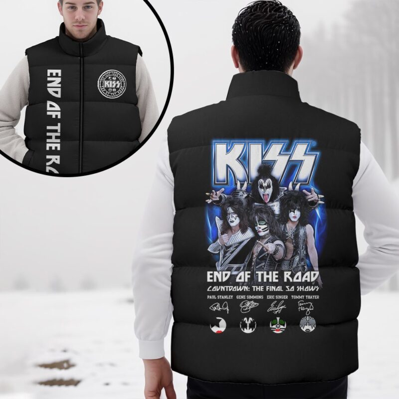 Kiss Band Music Sleeveless Coat Sleeveless Vest For Fan CCS4056