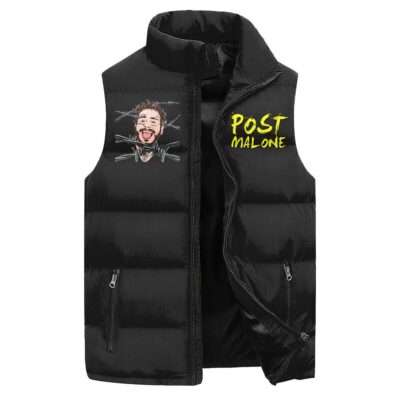 Leave Me Malone Post Malone Sleeveless Coat Sleeveless Vest Gift For Fans CCS4195 2