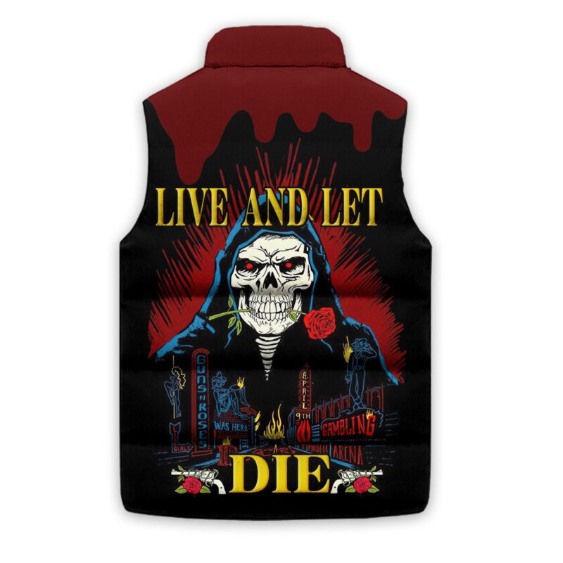 Live And Let Die Guns N Roses Sleeveless Coat Sleeveless Vest Gift For Fans CCS4228 1