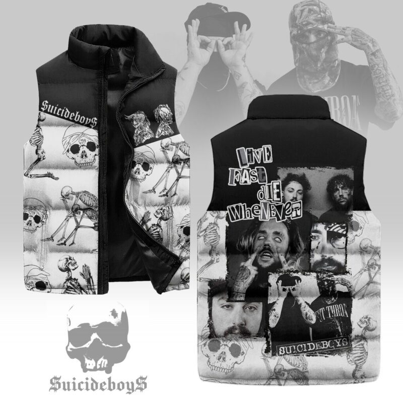 Live Fast Die Whenever Suicideboys Sleeveless Coat Sleeveless Vest Gift For Fans CCS4202