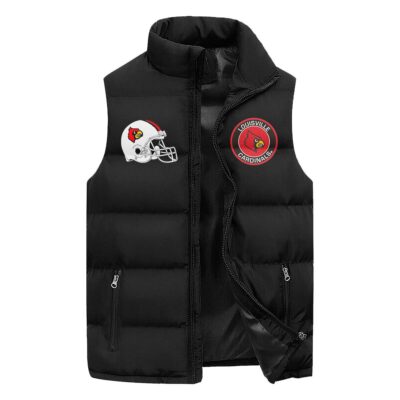 Louisville Cardinals football Sleeveless Coat Sleeveless Vest Gift For Fans CCS4105 1