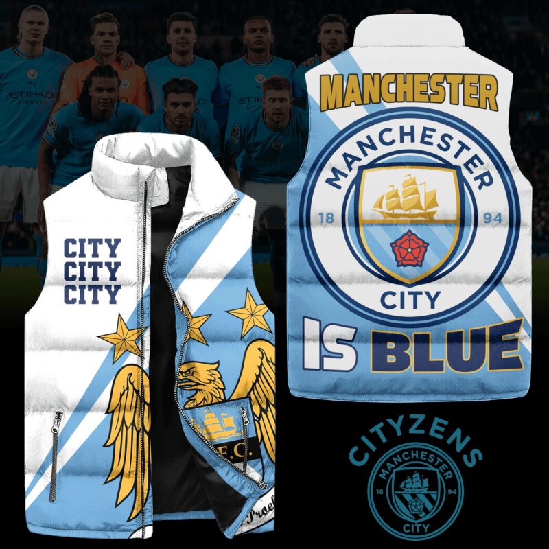 Manchester City Sleeveless Coat Sleeveless Vest Gift For Fans CCS4066